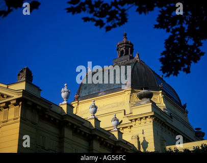 Kroatien Zagreb Trg Kralja Tomislava Umjetnicki Paviljon Kunstpavillon Stockfoto