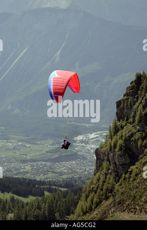 Paragliding Stockfoto