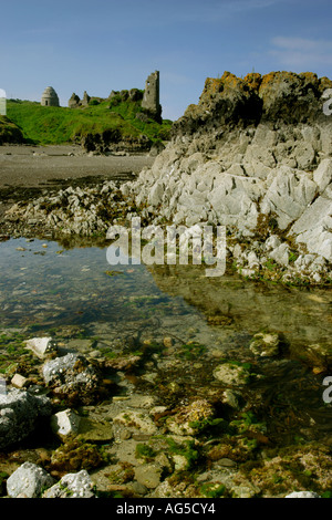 Dunure Burg, Ayrshire, West Schottland, UK, Europa Stockfoto