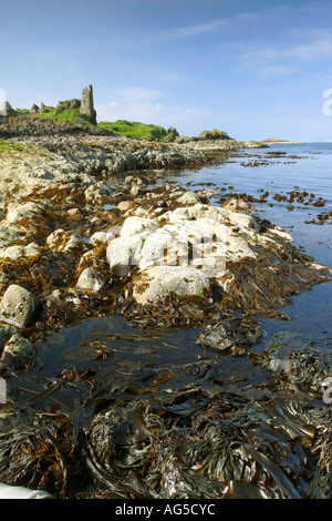 Dunure Burg, Ayrshire, West Schottland, UK, Europa Stockfoto