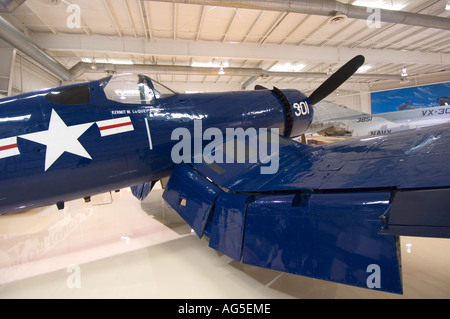 California Palm Springs Air Museum Goodyear FG1D Corsair Weltkrieg zwei Marine-Kampfflugzeug Stockfoto