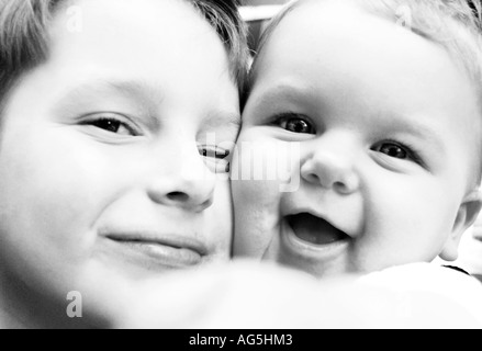 Bruder und Schwester Stockfoto