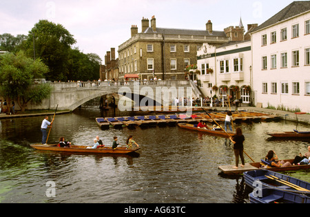 Cambridgeshire Cambridge flache am Fluss Cam bei Wäscherin Green Stockfoto