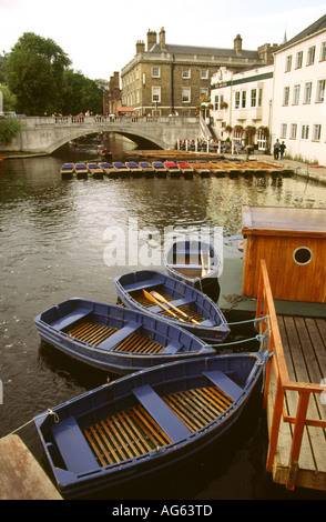 Cambridgeshire Cambridge flache am Fluss Cam bei Wäscherin Green Stockfoto