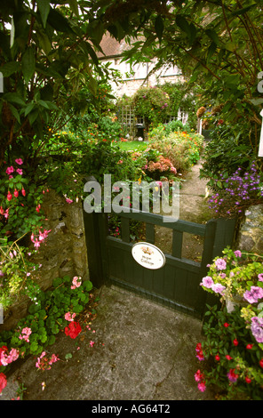 Devon Bier Hope Cottage Gartentor Stockfoto