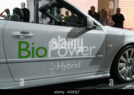 Hybrid-Saab in 2006 British International Motor Show in London Docklands Excel UK Stockfoto