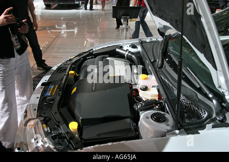 Hybrid-Saab in 2006 British International Motor Show in London Docklands Excel UK Stockfoto