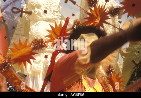 Notting Hill Karneval-Szene in London Großbritannien Stockfoto