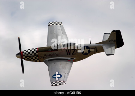 P - 51D Mustang 472218 44-72917 G-HAEC, große schöne Puppe, Rob Davies Stockfoto