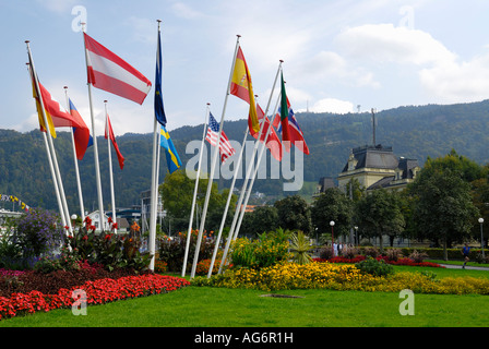 Die Seepromenade der Stadt Bregenz, Vorarlberg AN Stockfoto