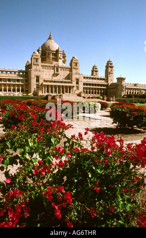 Indien Rajasthan Jodhpur Umaid Bhawan Palace Hotel Stockfoto