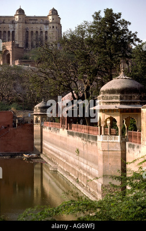 Indien Rajasthan Bernstein Amber Fort Eingang Stockfoto