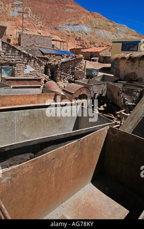 Cerro Rico de Potosi Mine reichen Berg in Bolivien auf einmal galt die Welt s größte Silbermine Stockfoto