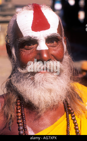 Sadhu, Durbar Square, Kathmandu, Nepal Stockfoto
