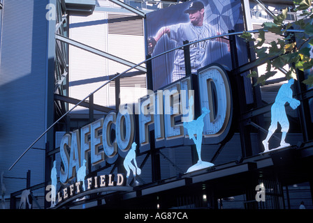 Safeco Feld nach Hause von der Seattle Mariners-Hauptliga-Baseball-team Stockfoto