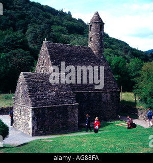 St. Kevins Kirche Glendalough County Wicklow Irland Stockfoto