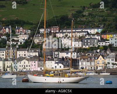 Dartmouth betrachtet aus Kingswear Stockfoto