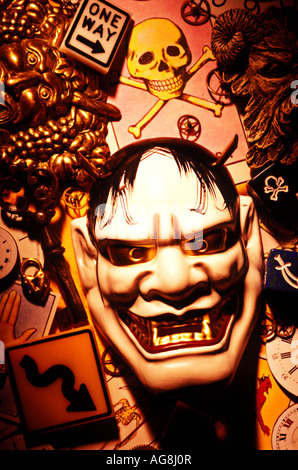 Teufel Maske Stockfoto