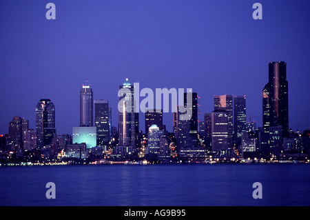 Seattle Skyline von Seattle Wa Stockfoto