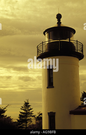 Admiralität Head Lighthouse Fort Casey State Park Ebey Landung historischen Nationalreservat Coupeville Washington Stockfoto