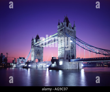 Die Tower Bridge-London-UK Stockfoto
