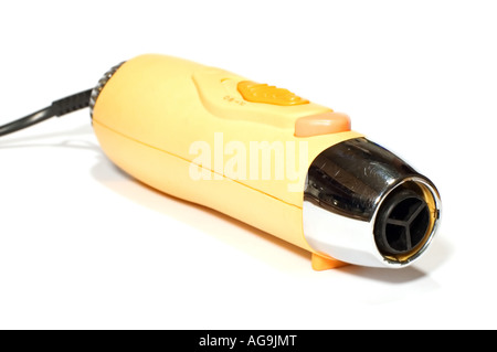 Serie Objekt auf weißem Haar trockener Stockfoto