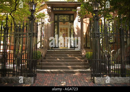 Französische Bibliothek und Kulturzentrum Boston MA Stockfoto