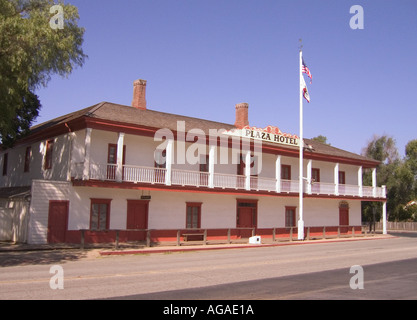 Kalifornien San Juan Bautista State Historic Park Plaza Hotel bauen 1814 Stockfoto