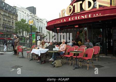 La Rotonde Cafe in Paris, Frankreich Stockfoto
