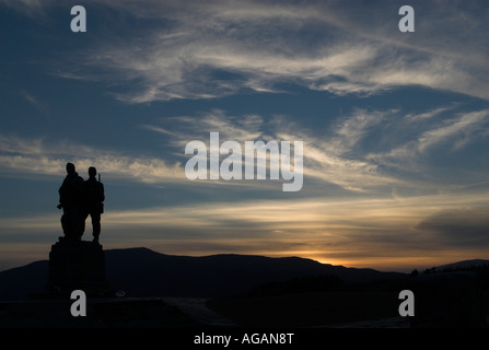 Das Commando-Denkmal erinnert an die elitären-Truppen, die während des zweiten Weltkriegs im Bereich ausgebildet Stockfoto