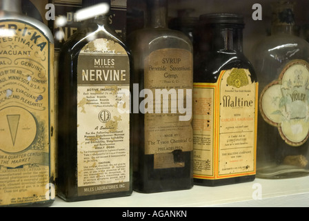 Authentic alte Drogerie Museum und Café St. Augustine Florida Stockfoto