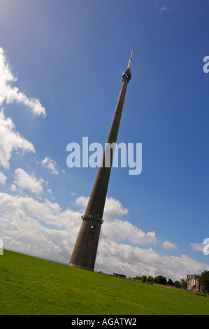 Emley Moor Telekommunikation Mast. West Yorkshire, England Stockfoto