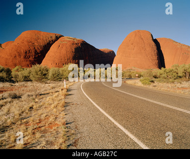 Die Olgas in der Nähe von Ayers Rock Stockfoto