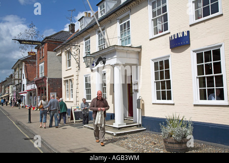 Das Crown Hotel, Southwold, Suffolk, England Stockfoto