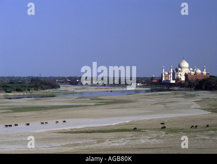 Taj Mahal, Agra Uttar Pradesh, Indien Stockfoto