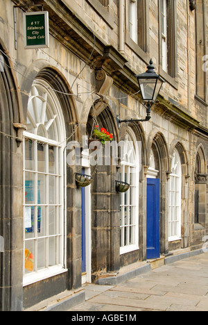 Ein Cafe auf der Royal Mile Edinburgh Schottland Stockfoto