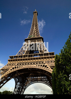 Eiffelturm Paris Frankreich Stockfoto