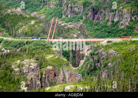 South Klondike Highway in der Nähe von Skagway, Alaska Stockfoto