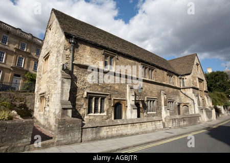 Heilige Dreifaltigkeit Kirchgemeindehaus c1500 von wohlhabenden Tuchmacher Thomas Horton Bradford on Avon Wiltshire gebaut Stockfoto