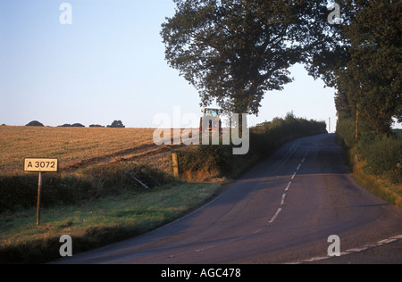 Summer Sunset in the English Countryside Stockfoto