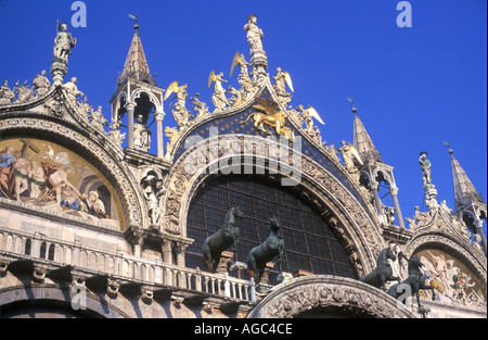 Basilica di San Marco Venedig Italien Stockfoto