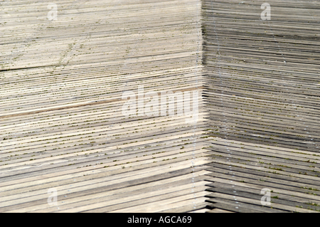 Coney Island Detail des Wasser Piers New York USA Stockfoto