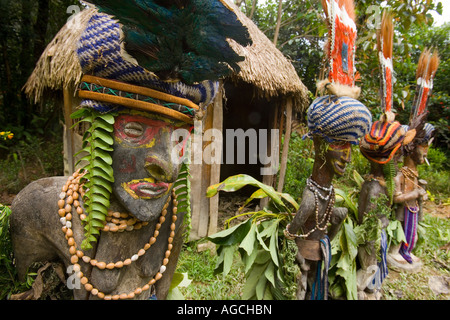 Spirit House, Papua Neu Guinea Stockfoto