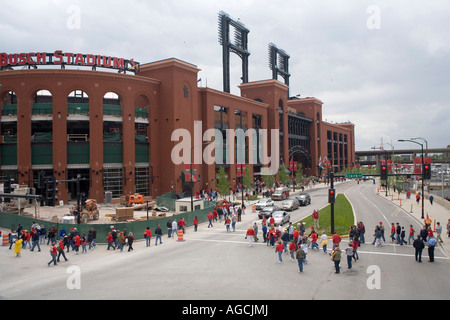 Neue Busch Stadium in der Innenstadt von St. Louis, MO, Saint Louis, Missouri, USA Stockfoto