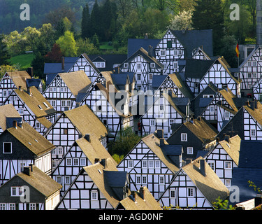 DE - Nord-Rhein-Westfalen: Malerische Dorf von Freudenberg Stockfoto