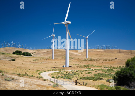 Windkraftanlagen in Tehachapi Pass Stockfoto