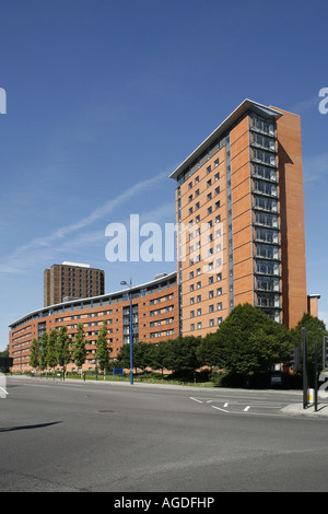 Die Lakeside Residenzen an der Aston University in Birmingham in England Stockfoto