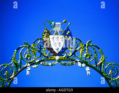 Warrington Wappen, Golden Gates Sankey Street, Warrington, England Stockfoto