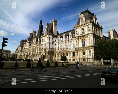 Hotel de Ville Paris Stockfoto