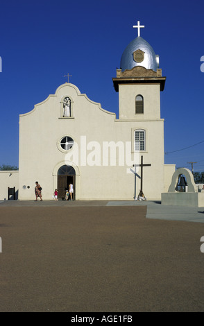 Vereinigte Staaten von Amerika USA amerikanische El Paso Ysleta katholische mission Stockfoto